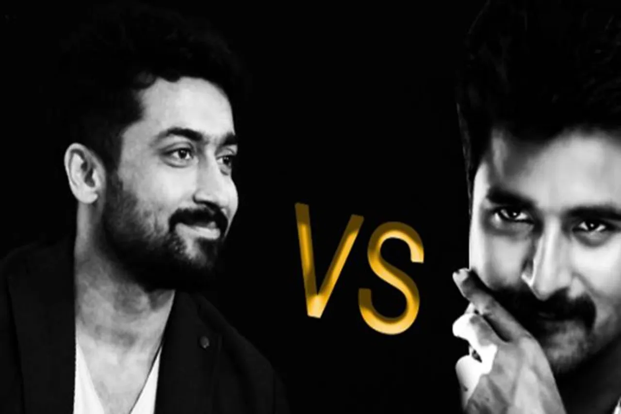 Siva karthikeyans Namma veettu pillai beat suryas kaappaan at chennai box office - அப்போதும், இப்போதும் சூர்யாவை விடாமல் துரத்தும் சிவகார்த்திகேயன் தொல்லை!