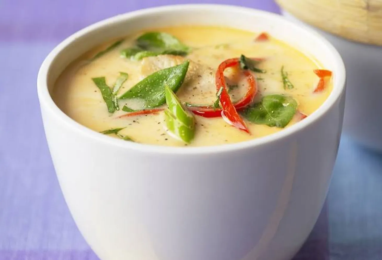 Tender Coconut Tomato Clear Soup recipe