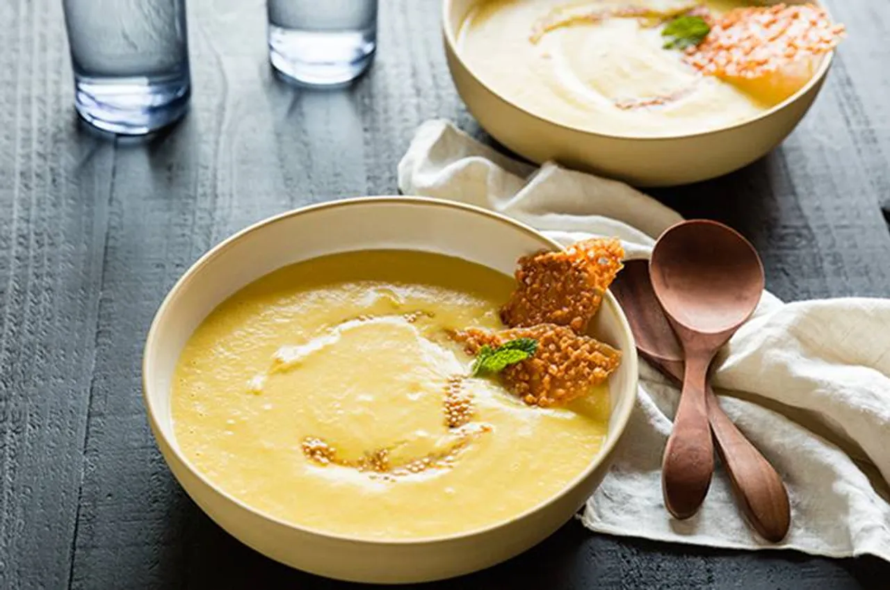Garlic Pine Nut Soup Tamil Recipe