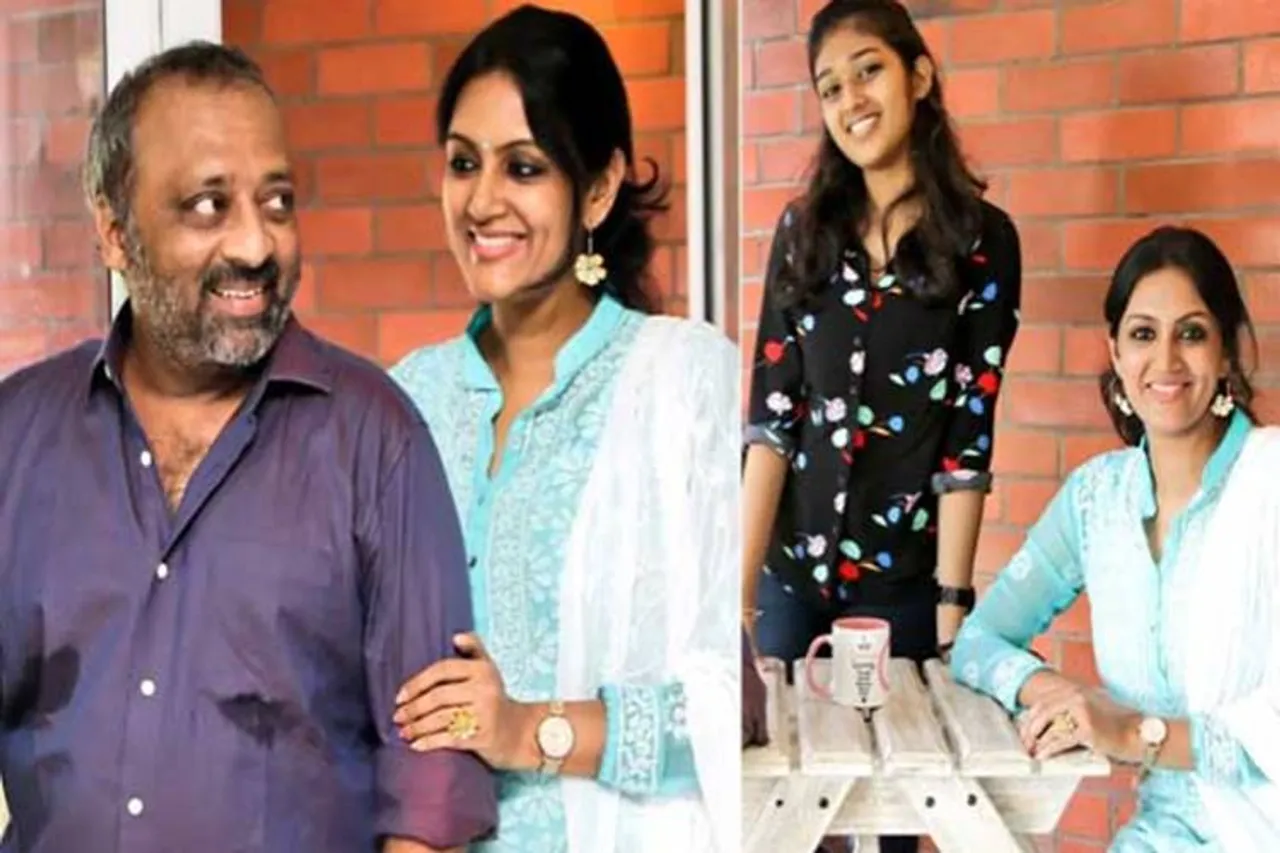 chetan devadharshini family tv serial vijay tv sun tv hotstar - தேவதர்ஷினியின் வெற்றிக்கு பின்னால் நிற்கும் ஒரே நபர் - இது மனைவிகளுக்கான மரியாதை!