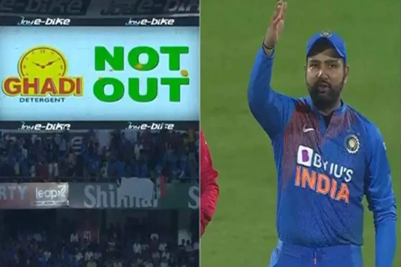 rohit sharma angry on third umpire india vs bangladesh 2nd t20 - கிரிக்கெட் வரலாற்றுலயே தேர்ட் அம்பயர் இப்படி திட்டு வாங்கியிருக்க மாட்டார் - ரோஹித்தே டென்ஷன் ஆகிட்டாப்ல (வீடியோ)