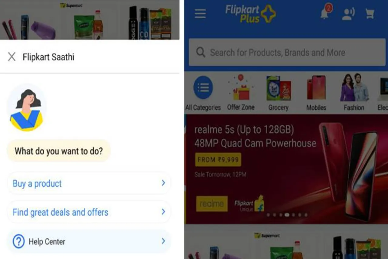 Flipkart Launches Assistant Saathi, Flipkart's Smart Assistant Saathi, Flipkart introduces shopping assistant Saathi, Flipkart Launches Smart Assistant Saathi