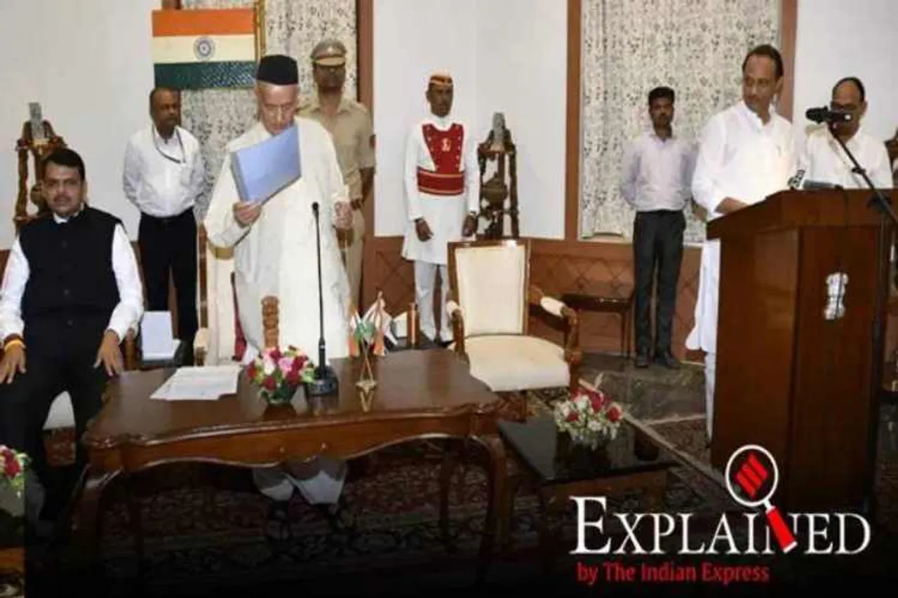 ajit pawar ncp, ajit pawar, who is ajit pawar, maharashtra deputy cm, maharashtra government formation, indian express news