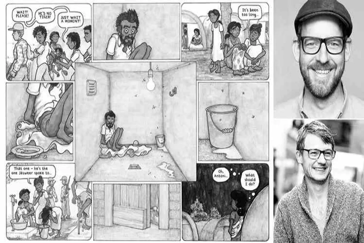 vanni: a family's struggle through the sri lankan conflict graphic novel, vanni: a family's struggle through the sri lankan conflict benjamin dix, வன்னி, இலங்கைப் போர், வன்னி கிராஃபிக் நாவல், பெஞ்சமின் டிக்ஸ், லிண்ட்சே பொல்லாக், sri lankan civil war, sri lankan civil war ltte, lindsay pollock benjamin dix, un workers lindsay pollock benjamin dix, sri lankan civil war graphic novel, sri lankan civil war, Tamil indian express