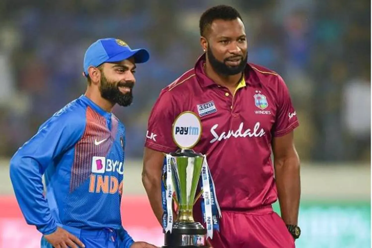 India vs West Indies Score, IND vs WI scorecard