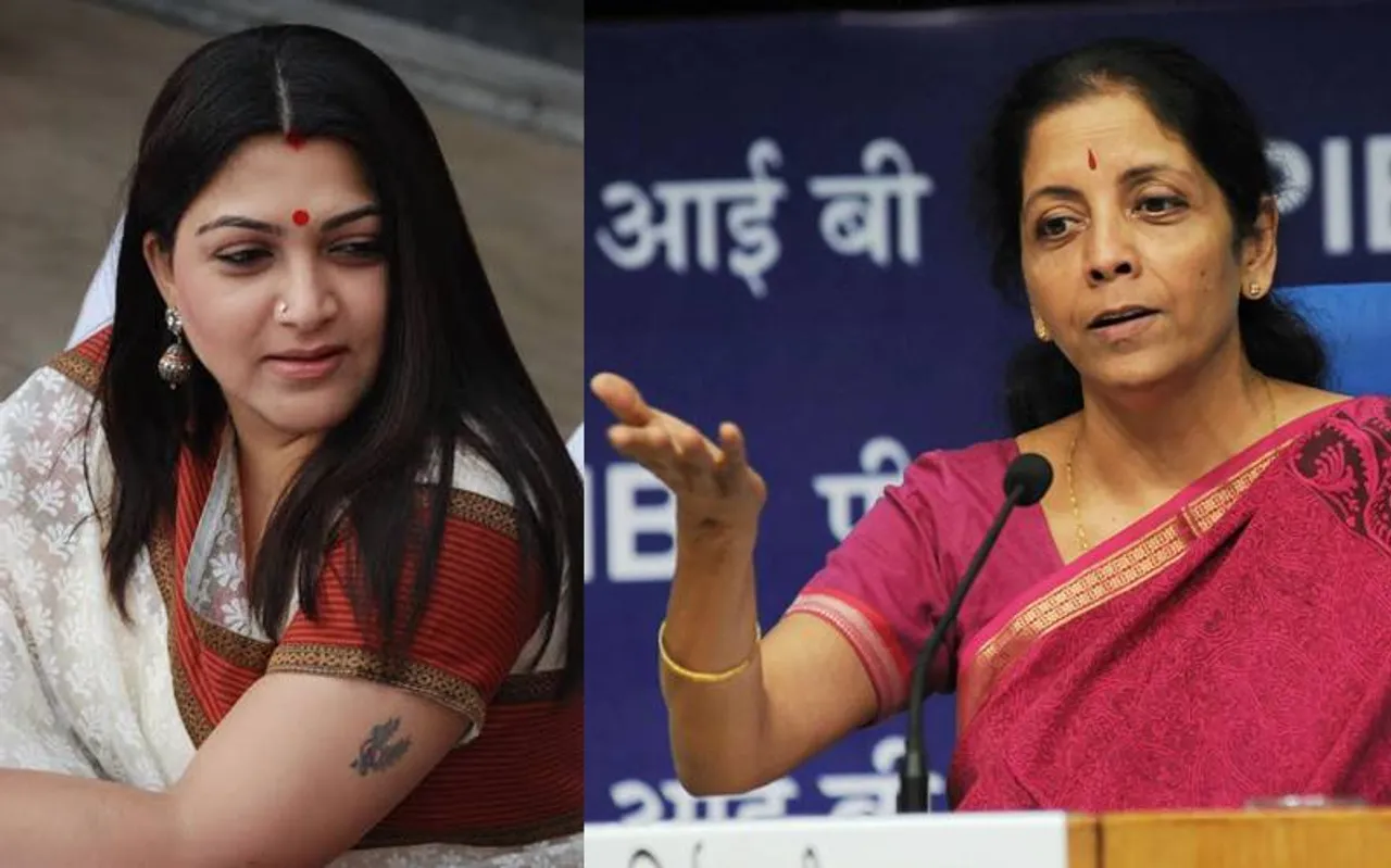 Nirmala Sitharaman blocked Kushbhu Sundar in Twitter