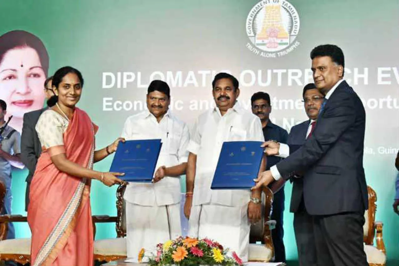 Edappadi Palaniswamy Signed for 3 foreign companies