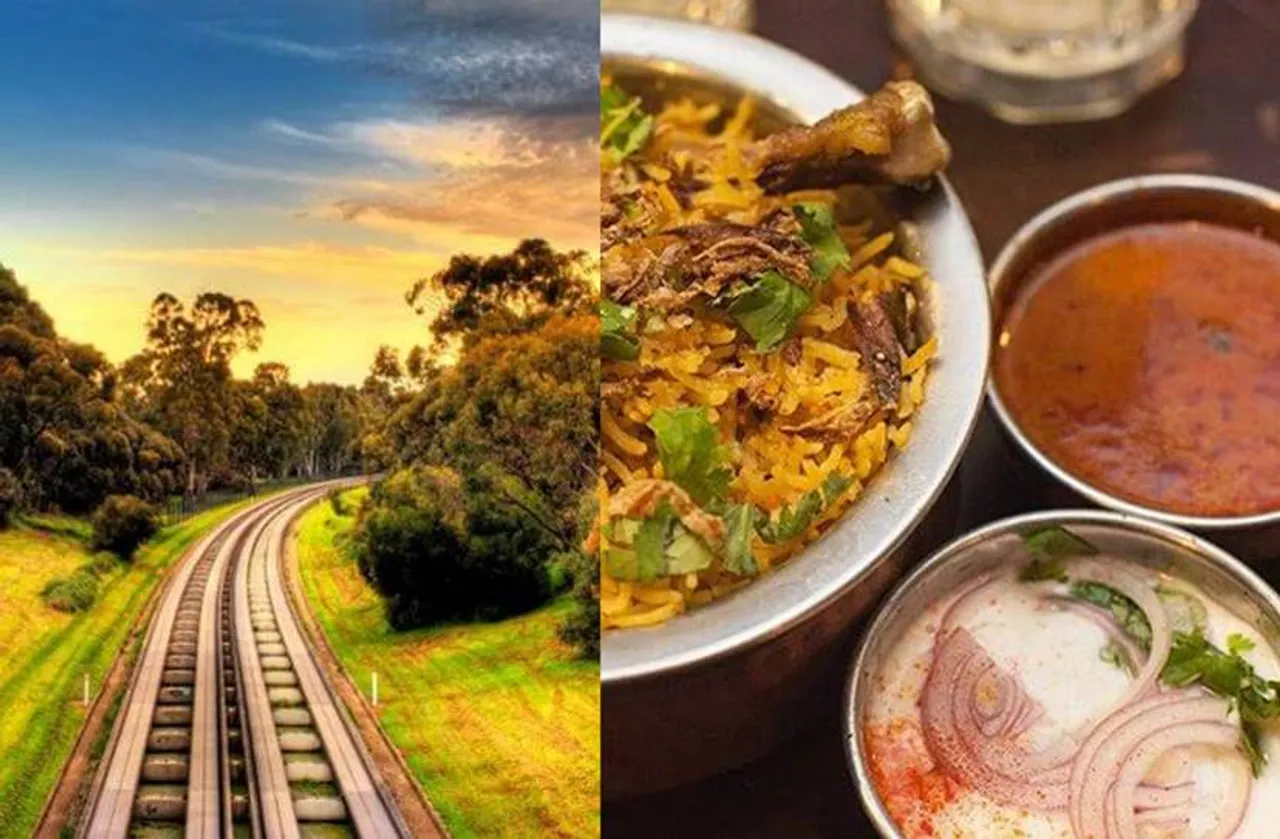 IRCTC Erode railway station serves hot tasty veg non veg foods