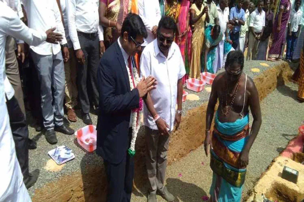 Srilanka, India, colombo, Foundation stones , were , laid ,assisted , projects , Central , Province , Indian High Commission