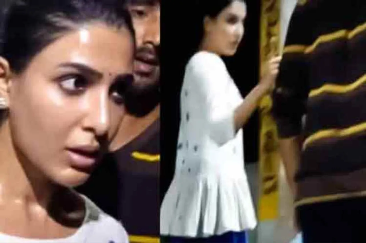 samantha, samantha ruth prabhu, samantha akkineni, andhra, temple, fan , video, samantha , viral, social networks