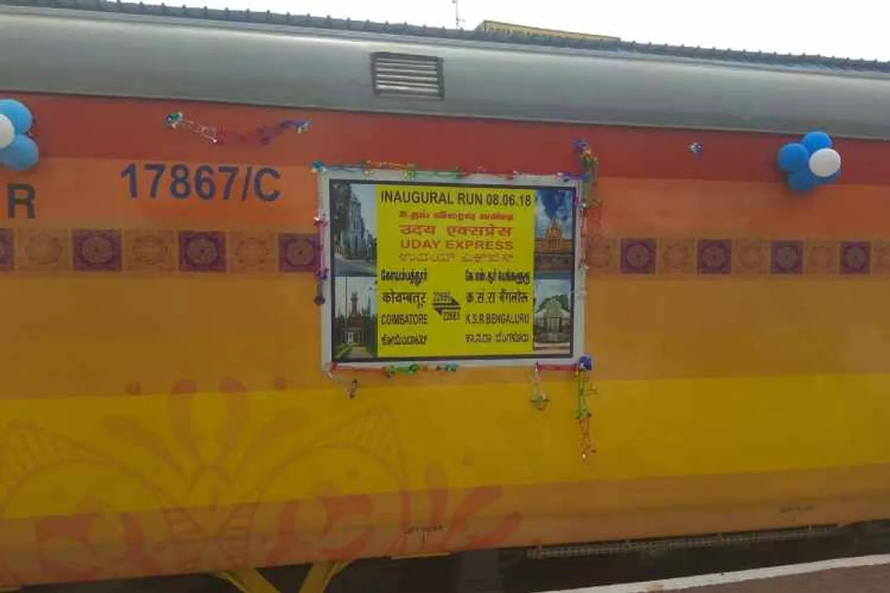 coimbatore, bengaluru, uday express train, train journey, corona virus scare, corona virus awareness, coimbatore corporation, drinking water, one rupee, iran
