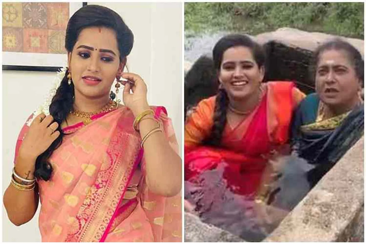 jaqualine bathing in pumpset, thenmozhi serial, vijay tv thenmozhi ba serial, ஜாக்குலின், தேன்மொழி சீரியல் ஜாக்குலின், பம்புசெட்டில் குளித்த ஜாக்குலின் வைரல் வீடியோ, ஜாலியான ஜாக்குலின், விஜய் டிவி, தேன்மொழி சீரியல், thenmozhi serial heroine jaqualine, jaqualine bathing at pumpset, video viral, viral video, tamil video news