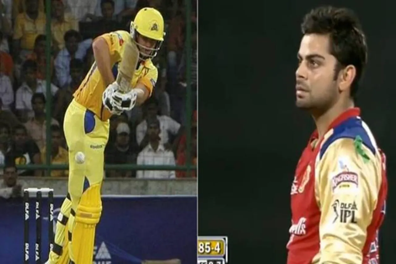kohli bowling to albie morkel csk vs rcb ipl 2012