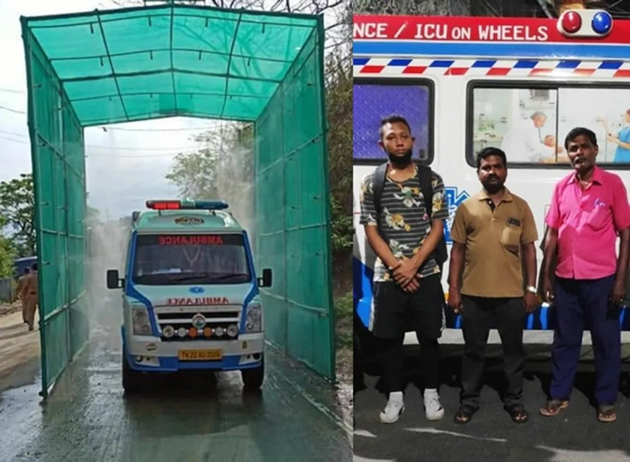 Tamil Nadu Ambulance Drivers drove Mizoram to deliver mizo young's remains
