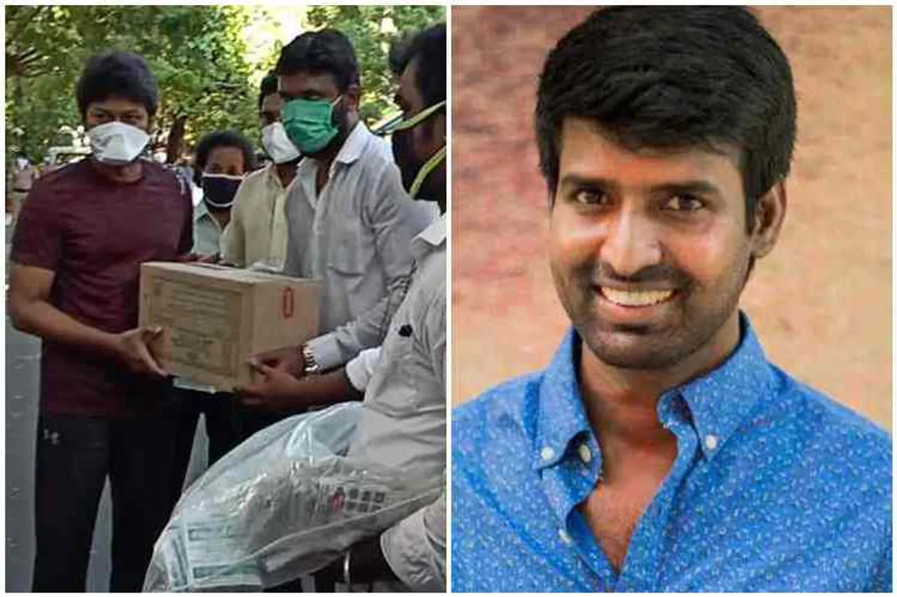 udhayanidhi Stalin helps by fans club to people,lock down, actor soori helps to people joined with udhayanidhi fans, soori, உதயநிதி ஸ்டாலின், சூரி, உதயநிதி ஸ்டாலின் ரசிகர் மன்றம், திமுக, actor soori, actor udhyanidhi, dmk youth wing secretary udhyanidhi stalin