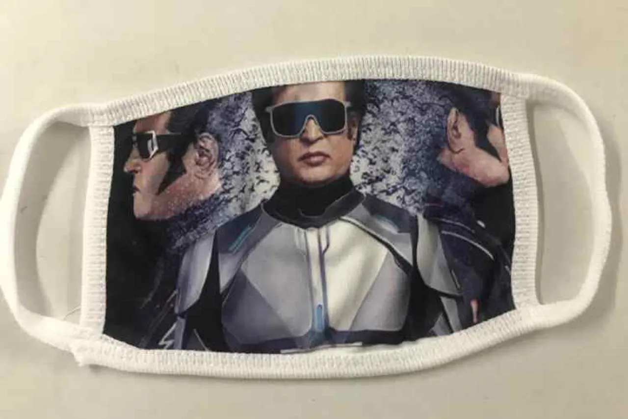 Tirupur textile companies producing actor picture masks, திருப்பூர், திருப்பூர் பின்னலாடை நிறுவனங்கள், actors masks, rajinikanth mask, kamal haasan mask, vijay mask, ajith mask, ரஜினி முகக்கவசம், விஜய் முகக் கவசம், அஜித் முகக் கவசம், rjini pictured masks, vijay pictured masks, ajith picutured masks, coronaviurs, lock down, tirupur, tirupur baniyan company