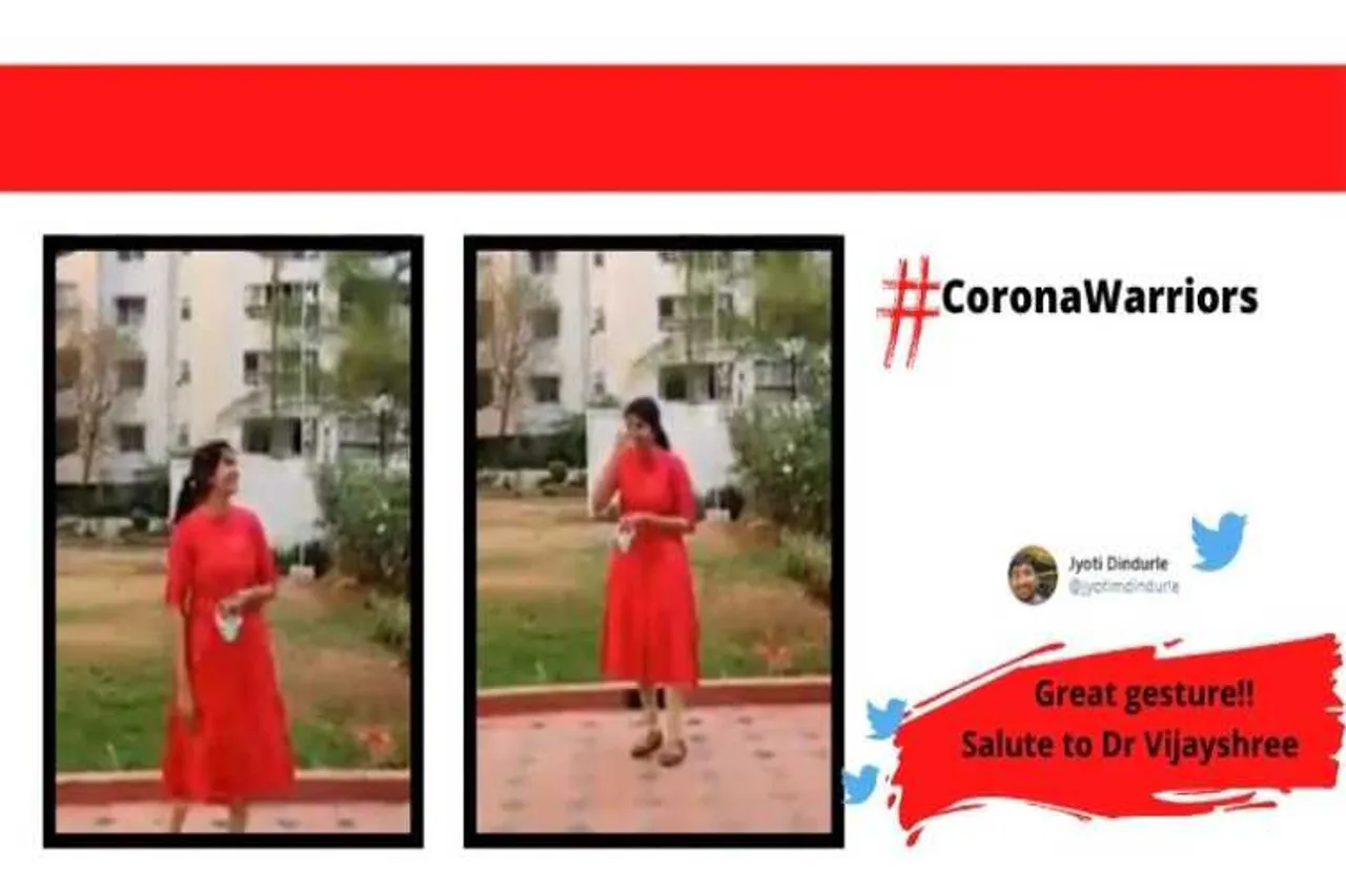 கடவுளே வந்தாலும் இப்படி வரவேற்பார்களா? பேச்சற்று நின்ற கொரோனா மருத்துவர்