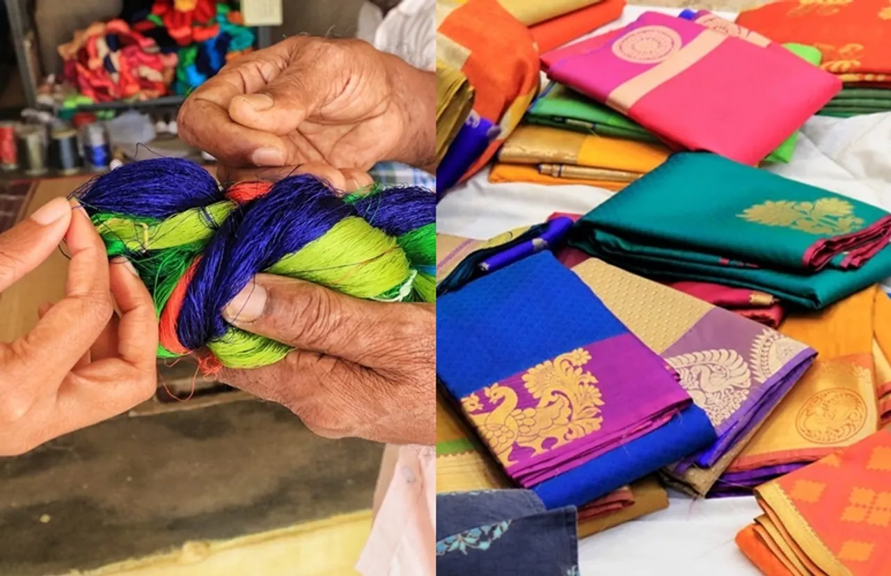 Sirumugai hand loom sarees from the hand spun to handwoven special photo gallery