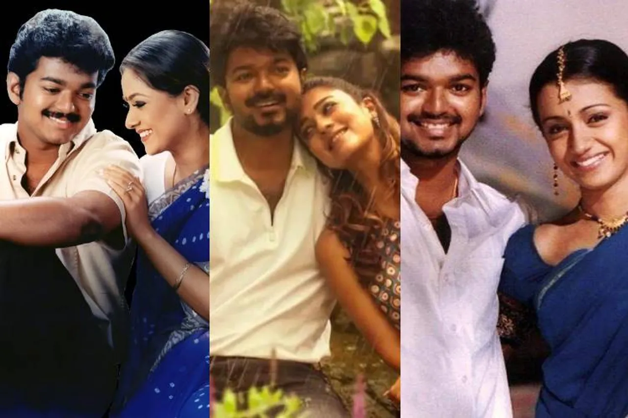 Thalapathy Vijay Birthday, Vijay Heroines Gallery