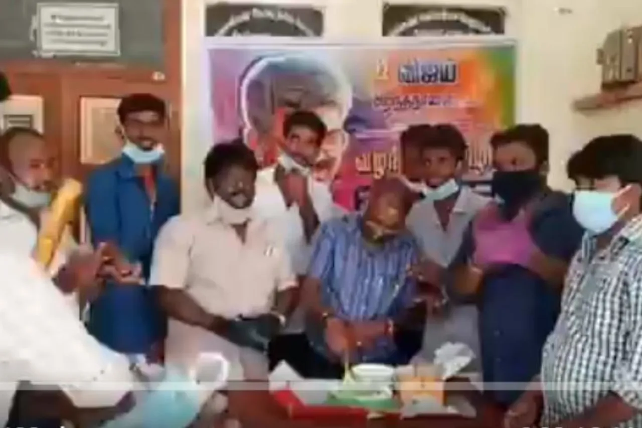 Vijay Birthday Celebration, Uthangarai Town Panchayat Executive officer Raja Suspension