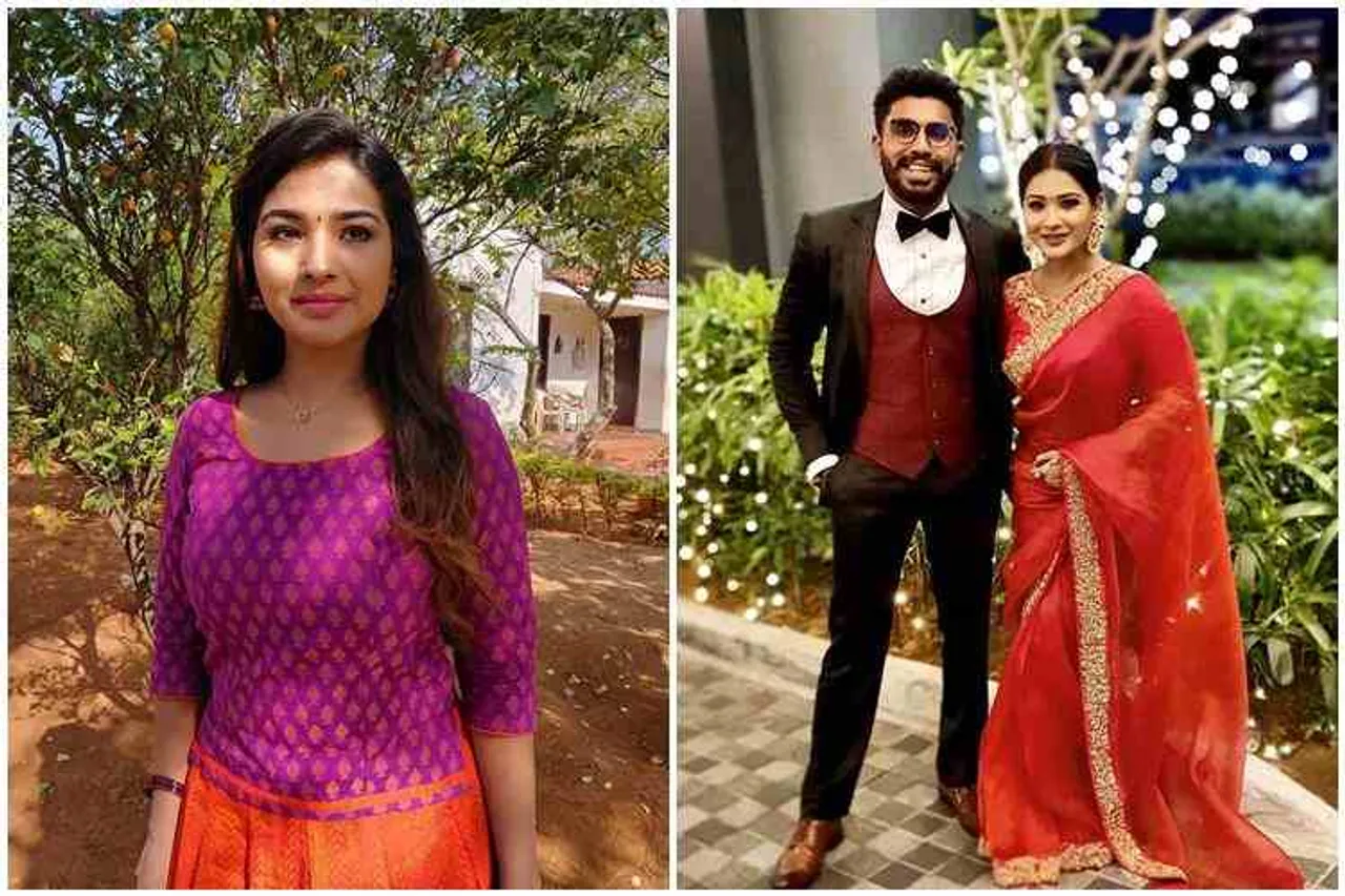 actress sharanya turadi, vijay tv aayutha ezuthu serial, vijay tv serial actress sharanya turadi, விஜய் டிவி, சரண்யா காதலருடன் புகைப்படம், நெஞ்சம் மறப்பதில்லை, ஆயுத எழுத்து சீரியல் நடிகை சரண்யா, ரன் சீரியல், run serial, nenjam marappathillai serial actress sharanya, Sharanya turadi with her lover viral photo, vairal photo, viral news in tamil