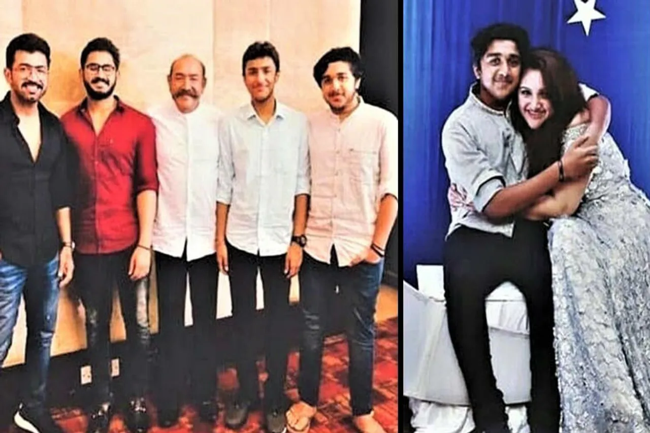 வனிதாவின் மகன் அப்படியே தாத்தா போல்...  ஆள்  அடையாளமே தெரில பாருங்க!