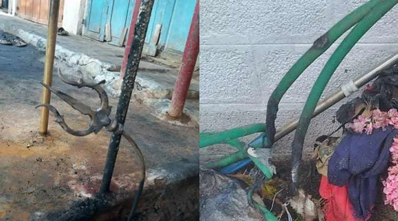 coimbatore temple burning case, கோவை, கோயில் முன்பு தீ வைப்பு, சேலம் நபர் கைது, kovai, coimbatore, salem accused arrested