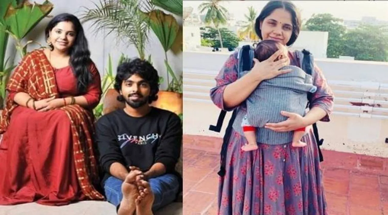 Saindhavi Shares picture with her daughter