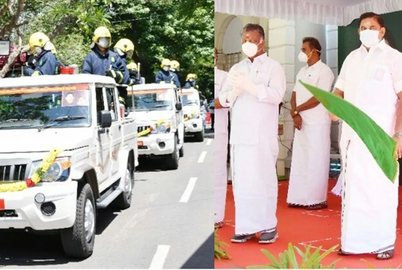 CM edappadi palanisamy introduced 50 high speed vehicles to contain covid19 spread