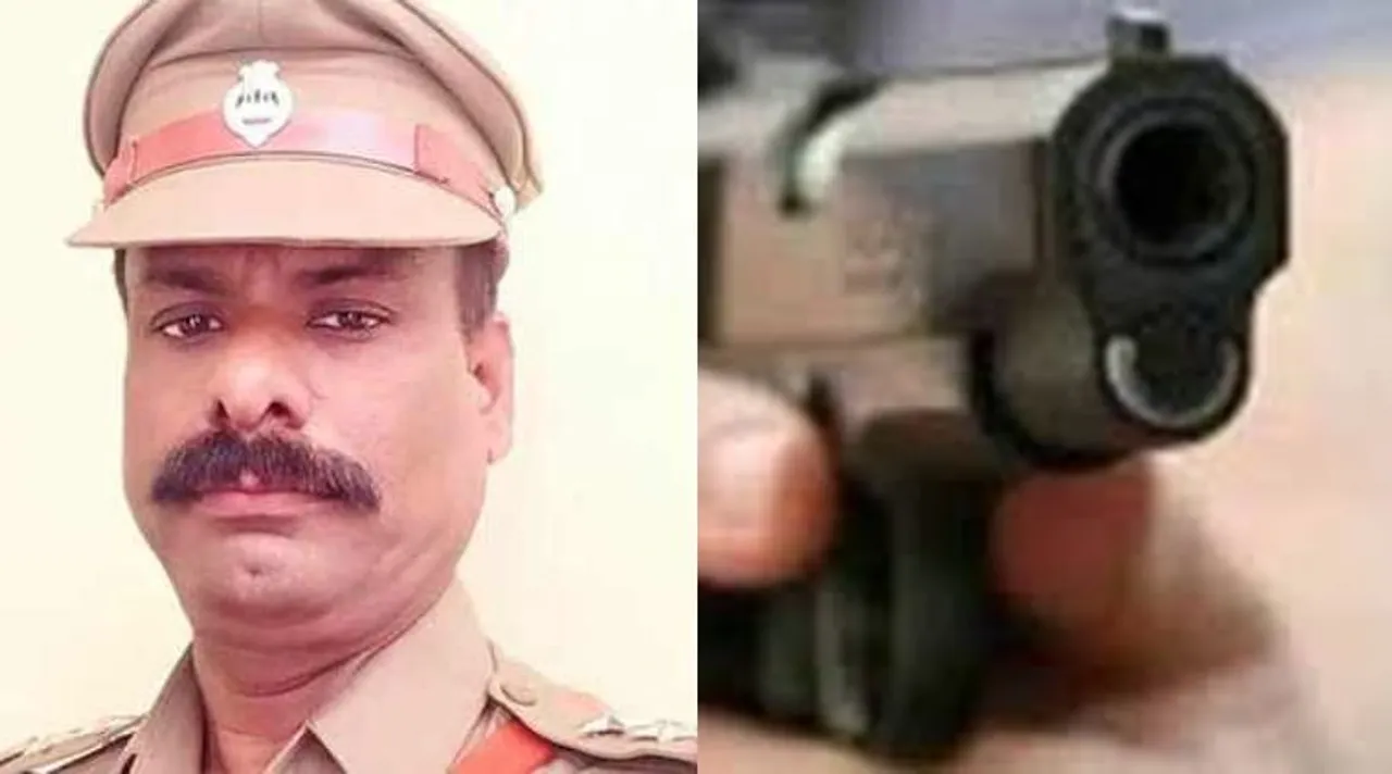 police ssi commits suicide by shooting himself,சென்னை, எஸ்எஸ்ஐ சேகர் துப்பாக்கியால் சுட்டு தற்கொலை, போலீஸ் எஸ்எஸ்ஐ தற்கொலை, விஸ்வ ஹிந்து பரிஷத் அலுவலகம், விஎச்பி, police ssi shekar suicide, chennai, vishwa hindu parishad, chennai office, ssi commits suicide by shooting himself