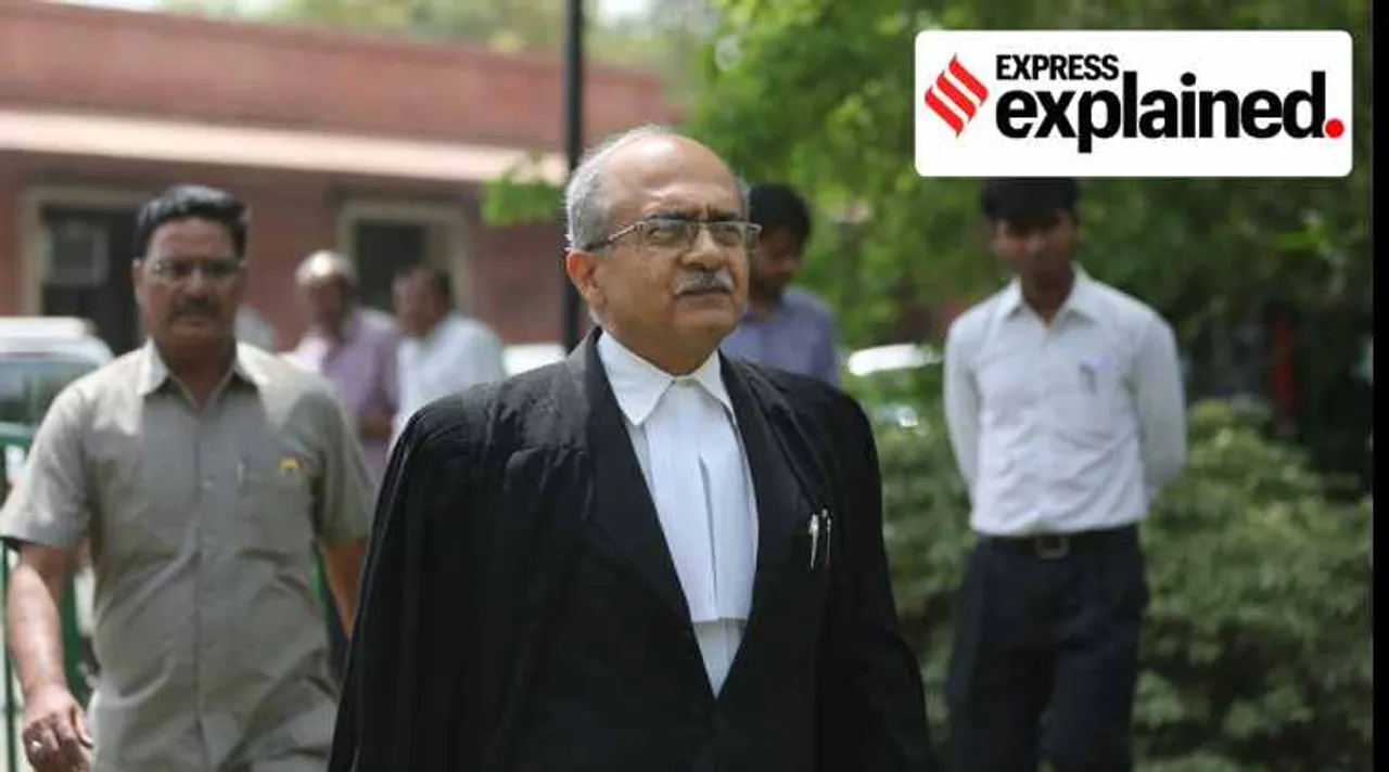 prashant bhushan, prashant bhushan contempt of court, SC on prashant bhushan, பிரசாந்த் பூஷன், உச்ச நீதிமன்றம், நீதிமன்ற அவமதிப்பு, prashant bhushan tweet contempt, prashant bhushan comment on supreme court, prashant bhushan comment on supreme court news, prashant bhushan supreme court tweet, prashant bhushan supreme court tweet news, prashant bhushan tweet cji, prashant bhushan tweet cji news