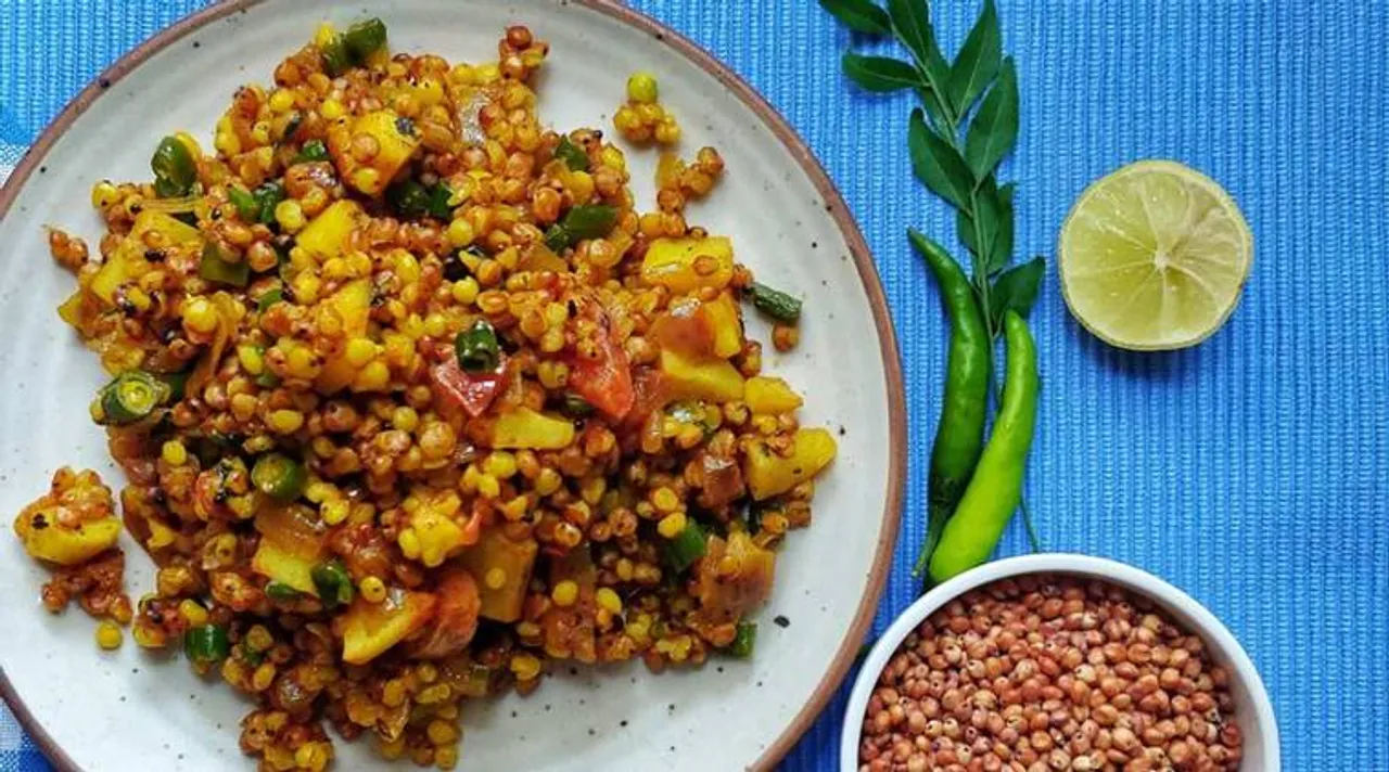 Red Jowar Upma, Sivappu cholam upma