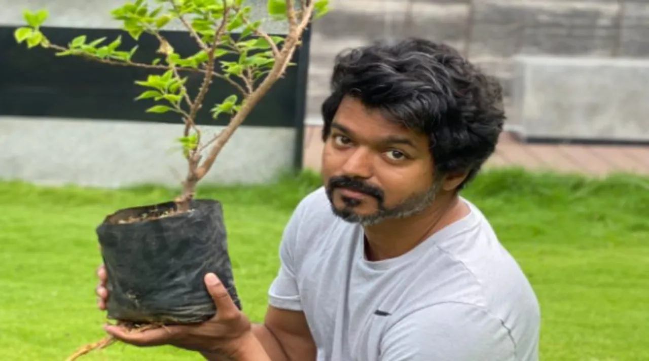 நடிகர் விஜய் #GreenIndiaChallenge