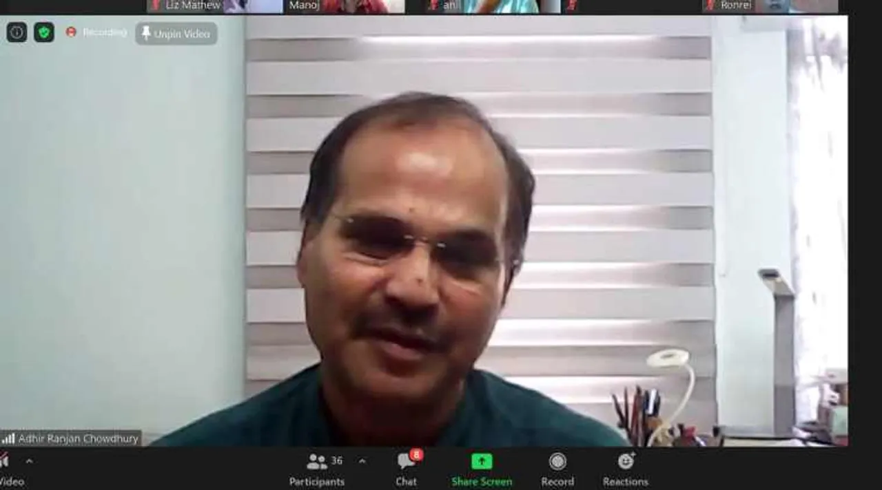 congress, new preident, Sonia gandhi, rahul gandhi, adhir ranjan chowdhury, adhir ranjan chowdhury idea exchange, idea exchange adhir ranjan chowdhury, adhir ranjan chowdhury on congress letter, congress crisis, congress leaders letter to sonia gandhi, india news, indian express