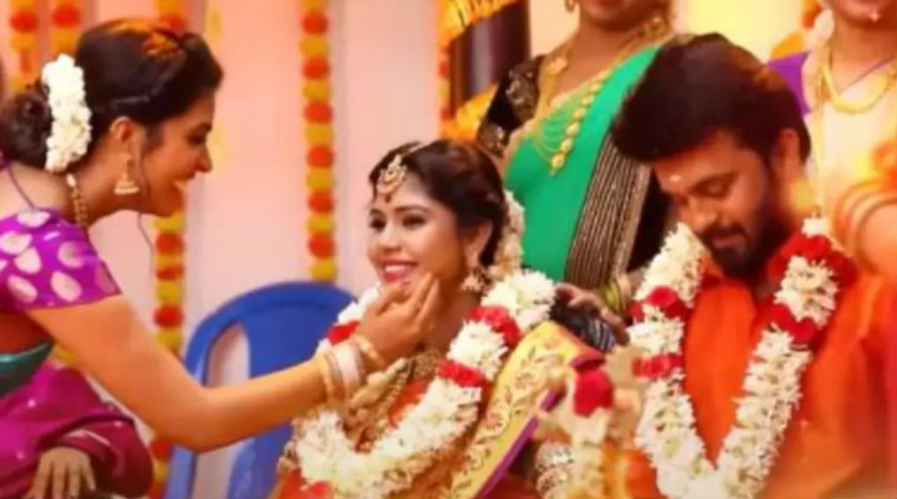 pandian stores serial meena baby vijay tv