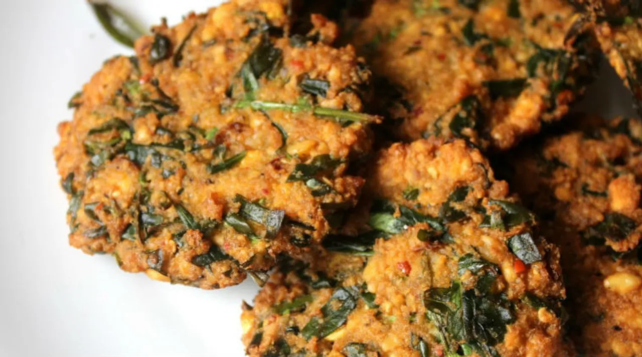 keerai vadai recipe keerai vadai recipe in tamil