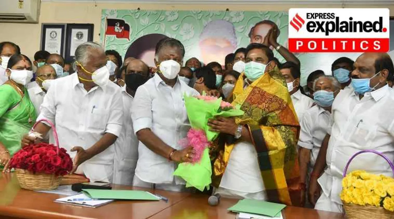 aiadmk chief minister candidate edappadi k palaniswami, Edapaddi Palaniswami, O Pannerselvam, அதிமுக, அதிமுக முதல்வர் வேட்பாளர் எடப்பாடி பழனிசாமி, எடப்பாடி பழனிசாமி, இபிஎஸ், ஓபிஎஸ், ஓ பன்னீர்செல்வம், Edapaddi Palaniswami Tamil Nadu cm, Tamil nadu cm face, EPS, OPS, AIADMK. Tamil nadu elections, tamil nadu polls, Tamil nadu news
