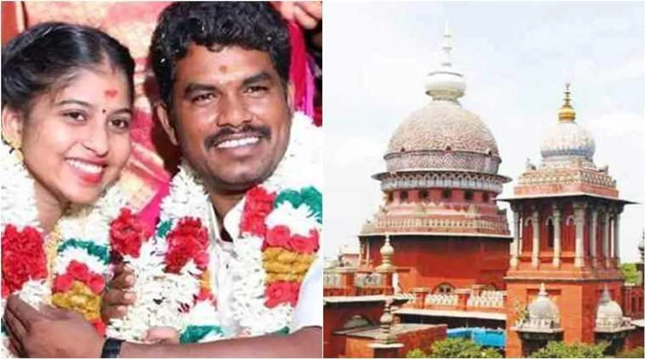 kallakurichi aiadmk mla prabhu, Chennai high court ordered to produce prabhu mla wife soundarya, கள்ளக்குறிச்சி எம்எல்ஏ பிரபு, அதிமுக எம்எல்ஏ பிரபு காதல் திருமணம், எம்எல்ஏ பிரபுவின் மனைவியை ஆஜர்படுத்த ஐகோர்ட் உத்தரவு, prabhu mla married brahmin woman, aiadmk mla prabhu, prabhu mla love marriage, mla prabhu wife soundarya, சென்னை உயர் நீதிமன்றம், chennai high court