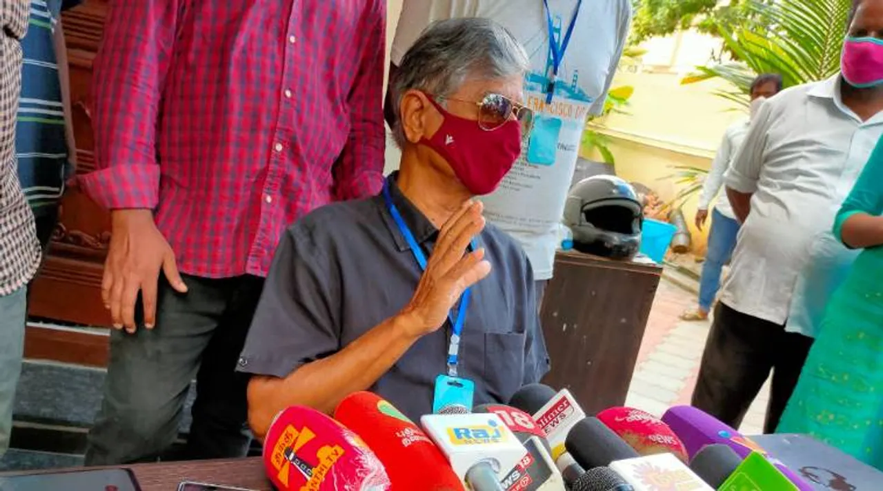 SA Chandra Sekar Press Meet