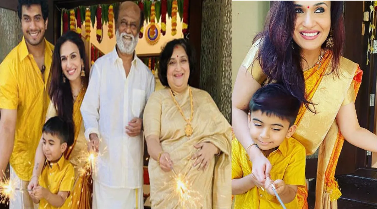 rajinikanth diwali soundarya rajnikanth twitter