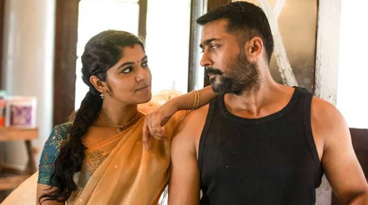 Soorarai Pottru, suriya, Soorarai Pottru herohine Aparna Balamurali, சுதா கொங்கரா, சூரரைப் போற்று, அபர்ணா பாலமுரளி, சூரரைப் போற்று பொம்மி கதாபாத்திரம், வைரல் வீடியோ, Aparna Balamurali's Bommi charater how framed video, soorarai pottru making video goes vial, suriya, sudha kongara,viral video