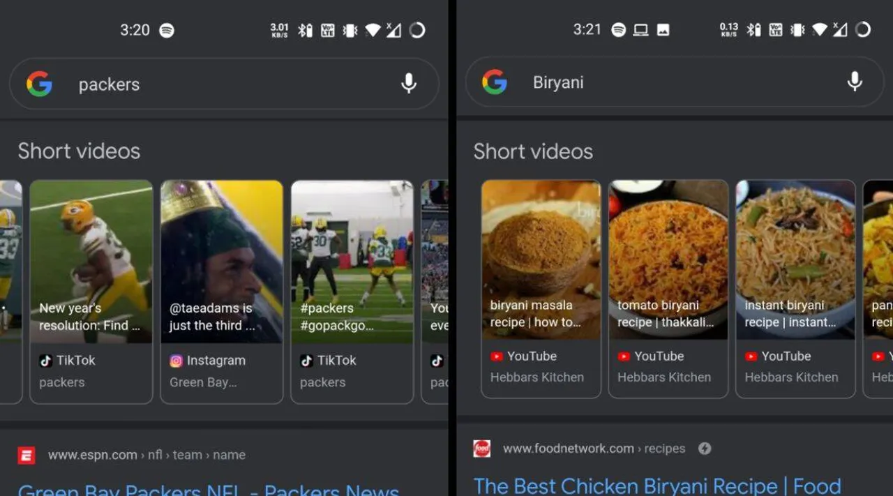 Google search soon to show up Instagram Tiktok Youtube Short Videos Tamil News