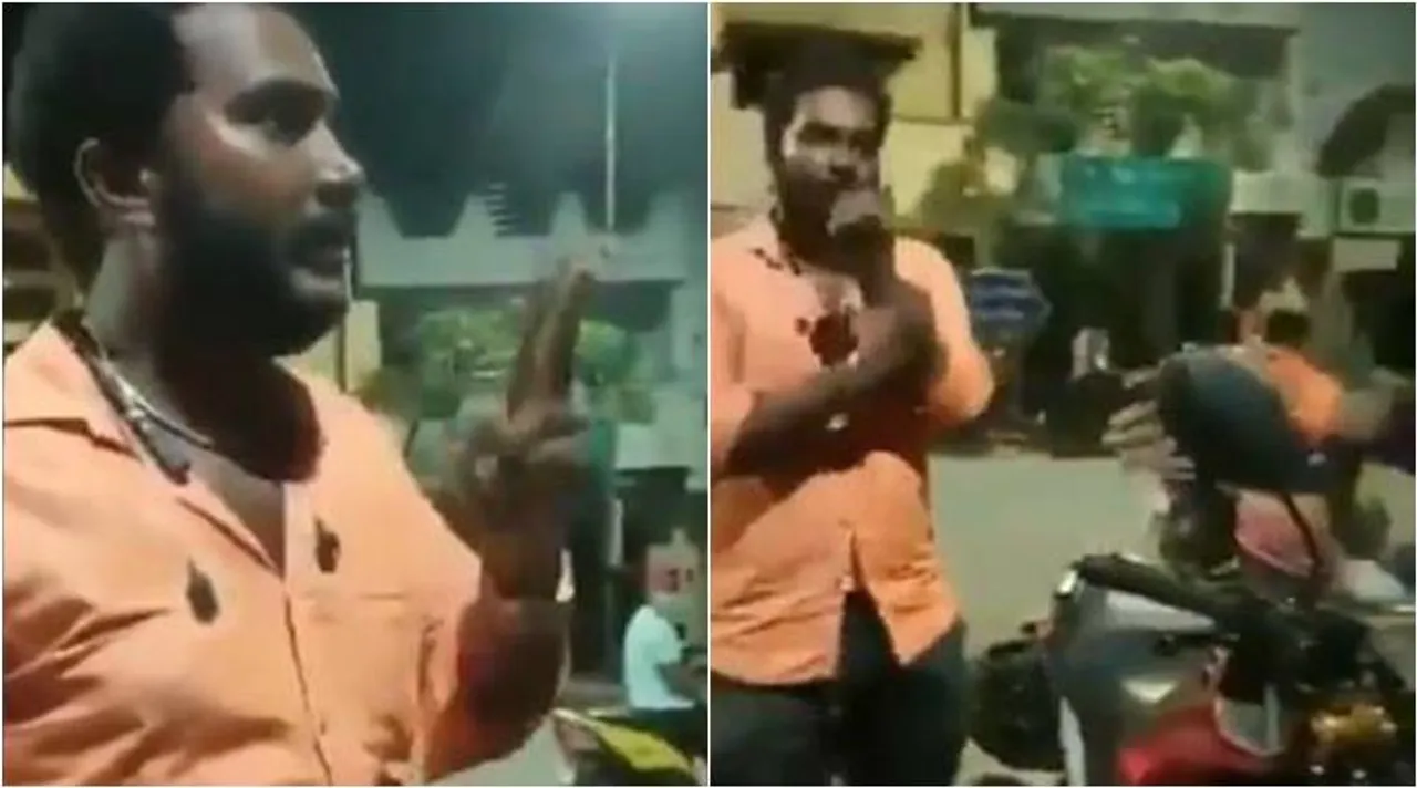 bjp cadres threatened to hotel ower, bjp cadres arrested in chennai, free chicken rice issue in chennai, ஓசி சிக்கன் ரைஸ், சென்னை, பாஜக நிர்வாகிகள் கைது, பாஜக, வைரல் வீடியோ, bjp caddres fighting for free chicken rice, bjp cadres free chicken rice video, viral video, tamil nadu, chennai, bjp