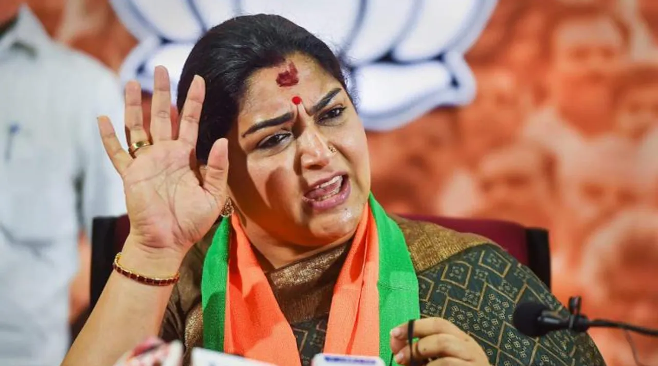 சோனியாவை பார் டான்சர் என கூறுவதா? கண்டித்த குஷ்பு; பாஜக.வில் சர்ச்சை