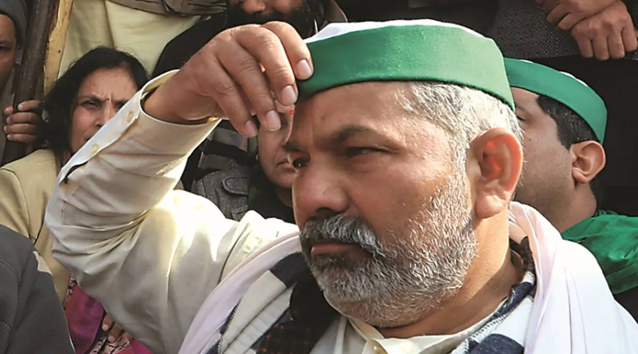 A breakdown, and the rise of farmer leader Rakesh Tikait