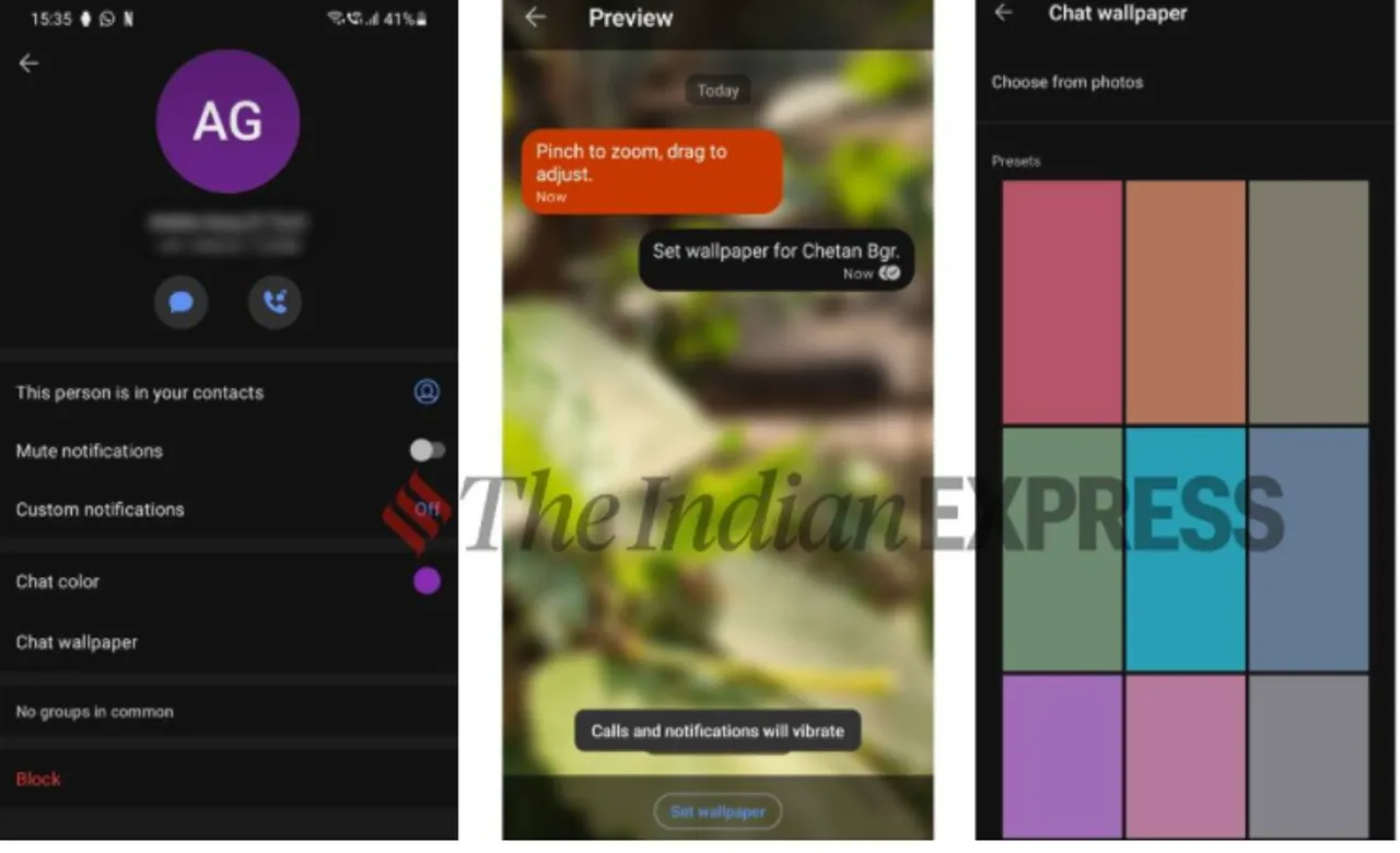 How to use Signal custom chat wallpapers feature tamil news