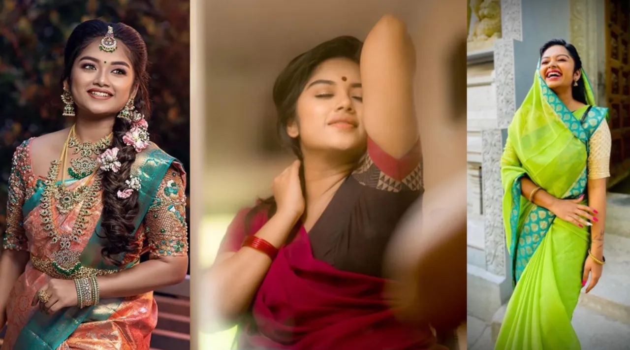 Chithi 2 Venba Preethi Sharma Saree Collection