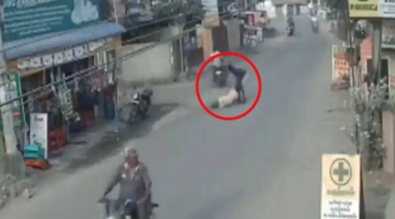 Chennai one held for dragging pregnant woman on road Tamil News