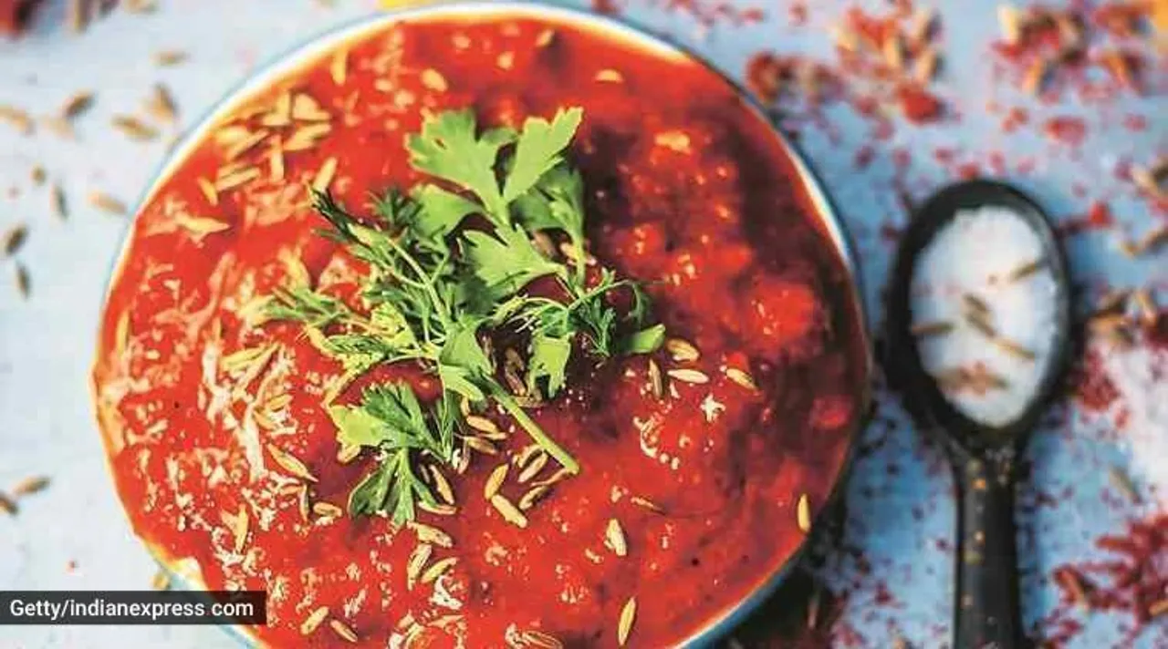 How to make Onion Chutney Vengaya Chatni Recipe Tamil