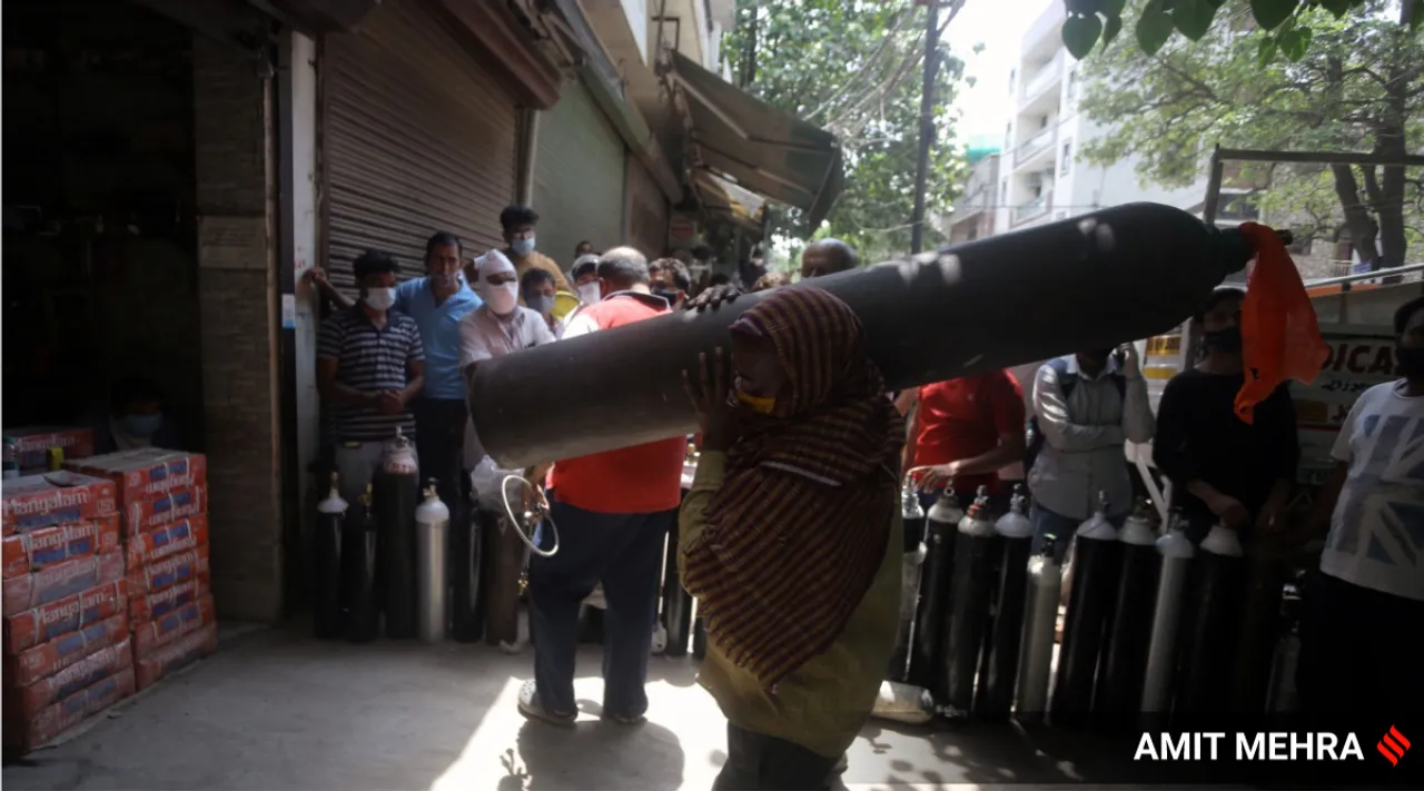For lack of oxygen units making oxygen cylinders shut down